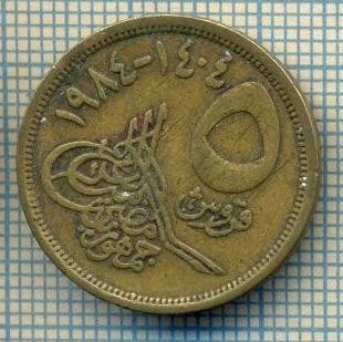 8425 MONEDA- EGYPT - 5 PIASTRES -anul 1984 -starea ce se vede foto