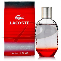 Lacoste Red, 75 ml, Apa de toaleta, pentru Barbati foto