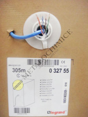 Cablu UTP Legrand Cat6 4p Cupru plin-Cablu internet-Cablu retea-Cablu FTP foto