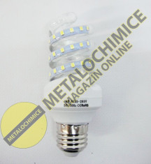 Bec led spirala 9W E27 foto