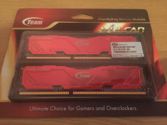 Kit memorie Team Vulcan RED 8GB (2x4GB) DDR3 PC3-19200C11 2400MHz Dual Channel foto