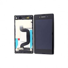 Display Cu Touchscreen Si Rama Sony Xperia E3 Original SWAP Negru foto