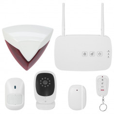 Aproape nou: Sistem de alarma wireless PNI Safe House PG410 Wifi, LAN, aplicatie iO foto