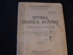 ISTORIA BISERICII ROMANE-PREOT IOAN MIHALCESCU- foto