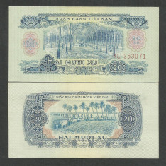 VIETNAM ( VIETNAMUL ) DE SUD 20 XU 1966 (1975 ) UNC [1] P-38a , necirculata foto