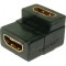 ADAPTOR HDMI HDMI MAMA - MAMA 90 grade