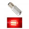 Led bec BAY15D P21/5W 33 smd 5630 de culoare rosu cu lupa dublu contact