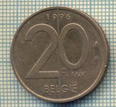 8515 MONEDA- BELGIA(BELGIE) - 20 FRANCS(20 FRANK)-anul 1996-starea ce se vede