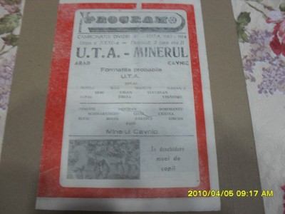 program UTA - Minerul Cavnic foto