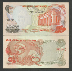 VIETNAM ( VIETNAMUL ) DE SUD 500 DONG 1970 emisiune 1969-1971 UNC [1] P-28a foto