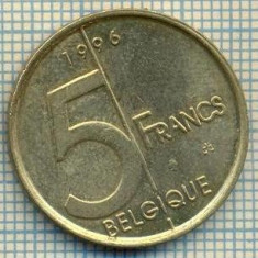 8506 MONEDA- BELGIA(BELGIQUE) - 5 FRANCS -anul 1996 -starea ce se vede