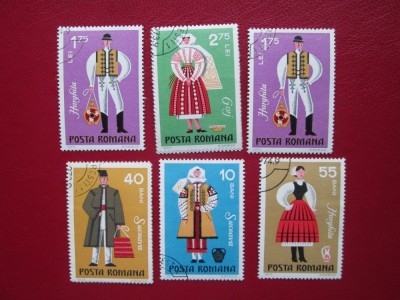 TIMBRE ROMANIA LOT STAMPILAT foto