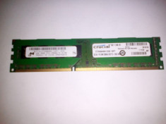 Ram 2 Gb DDR3 / 1333 Mhz Crucial PC3-10600U / Testat (T2.3) foto