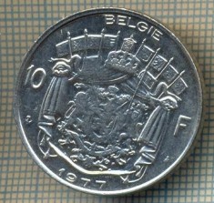 8502 MONEDA- BELGIA(BELGIE) - 10 FRANCS(10 FRANK) -anul 1977 -starea ce se vede