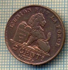 8508 MONEDA- BELGIA - 2 CENTS -anul 1909 -starea ce se vede