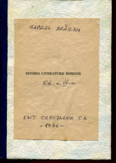 LICHIDARE-Istoria literaturii romane - Autor : Gabriel Dragan - 89751 foto