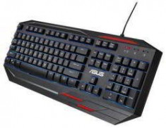 Tastatura Gaming GK100, USB, Black/Red foto