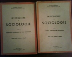 Eugeniu Sperantia Introducere in sociologie, vol. I-II,ed. a II-a,tiraj 2050 ex.