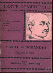 LICHIDARE-Despot Voda- texte comentate - Autor : Vasile Alecsandri - 87445 foto