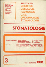 LICHIDARE-Stomatologie- nr.3 iulie-septembrie 1981 - Autor : - - 132857 foto