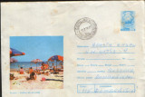 Intreg postal 1975, circulat - Statiunea Aurora - Vedere de le plaja, Dupa 1950