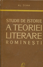 LICHIDARE-Studii de istorie a teoriei literare romanesti - Autor : Al. Dima - 66631 foto