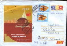 Intreg postal 2004,circulat - Targul International de carte Gaudeamus - 2/scan foto