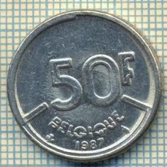 8531 MONEDA- BELGIA(BELGIQUE) - 50 FRANCS(50 FRANK)-anul 1987-starea ce se vede