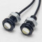 2x Led COB DRL Eagle Eye Alb rece 6 W moto auto interior tunning semnalizare