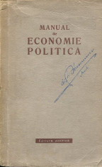 LICHIDARE-Manual de economie politica - Autor : - - 103794 foto