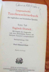 LICHIDARE-Langenscheidts taschenworterbuch der englischen und deutschen Sprache - Autor : - - 82552 foto