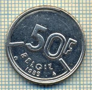 8533 MONEDA- BELGIA(BELGIE) - 50 FRANCS(50 FRANK)-anul 1989-starea ce se vede foto