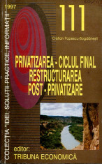 LICHIDARE-Privatizarea- ciclul final restructurarea post-privatizare - Autor : Cristian Popescu - Bogdanesti - 98480 foto