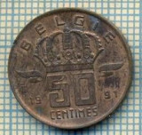 8584 MONEDA- BELGIA(BELGIE) - 50 CENTIMES -anul 1991 -starea ce se vede, Africa