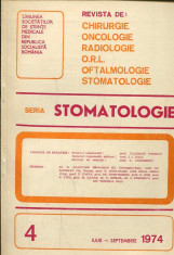 LICHIDARE-Stomatologie- nr.4 iulie-septembrie 1974 - Autor : - - 132856 foto
