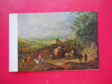 HOPCT 27078 JAN BREUGHEL I 1568-1625 /PEISAJ CU CARUTE/CP PICTURA -CIRCULATA