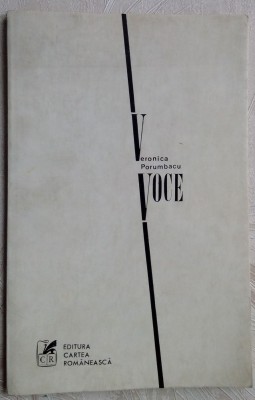 VERONICA PORUMBACU - VOCE (VERSURI, editia princeps 1974) [dedicatie / autograf] foto