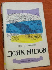 LICHIDARE-John Milton - Autor : Petre Solomon - 45514 foto