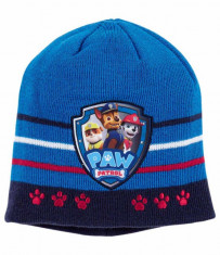 Caciula din tricot Paw Patrol albastra foto