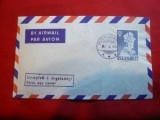 Plic FDC -Anul Mondial al Refugiatilor 1960 Islanda Par Avion