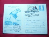 Carte Postala ilustrata -Vulturi cu stampila speciala si timbru , cod 140/77