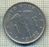 8525 MONEDA- BELGIA(BELGIE) - 1 FRANC -anul 1922 -starea ce se vede, Africa