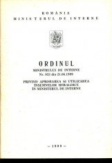 LICHIDARE-Ordinul ministerului de interne nr. 933 din 21-06-1999 - Autor : - - 114956 foto