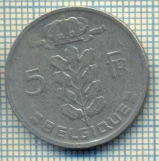 8545 MONEDA- BELGIA(BELGIQUE) - 5 FRANCS(5 FRANK)-anul 1965-starea ce se vede