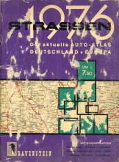 LICHIDARE-Strassen : Der aktuelle Auto-Atlas Deutschand + Europa 1976 - Autor : - - 95421 foto