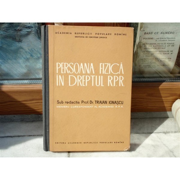 Persoana fizica in dreptul R.P.R , Traian Ionascu , 1963 foto mare Persoana fizica in dreptul R.P.R , Traian Ionascu , 1963 foto mare