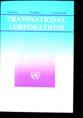 LICHIDARE-Transnational corporations- vol.4, nr.2 august 1995 - Autor : - - 133593 foto