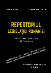 LICHIDARE-Repertoriul legislatiei Romaniei - Autor : Idan Vida - 114758 foto