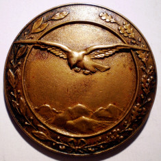 I.620 AUSTRIA WWI INSIGNA AVIATIE ESTIMATOR ARTILERIE RECUNOASTERE 45mm