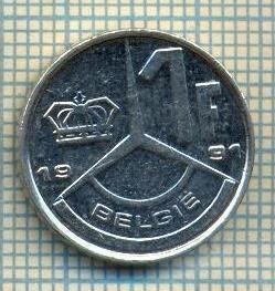 8573 MONEDA- BELGIA(BELGIE) - 1 FRANC -anul 1991 -starea ce se vede
